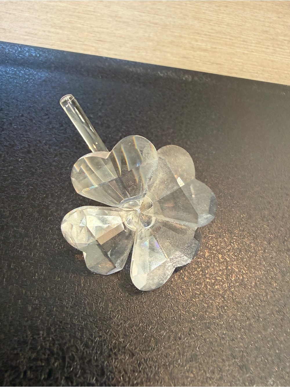 Swarovski Crystal Figurine "FOUR-LEAF CLOVER" W/ Original  Box 7483 NR 000 001